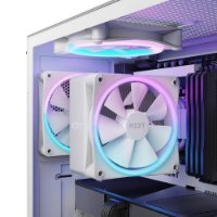 Cooler NZXT T120, za Intel i AMD, RGB, bijeli