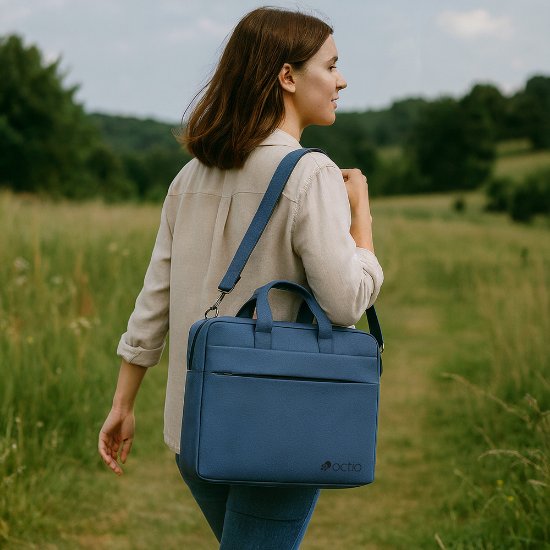 Torba za laptop OCTIO Ascend, 15.6", plava