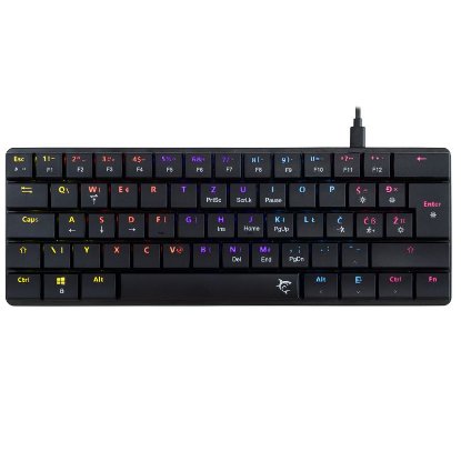 Tipkovnica WHITE SHARK GK-006132 Nagamaki, RGB, smeđi switch, mehanička, UK/HR, USB, crna