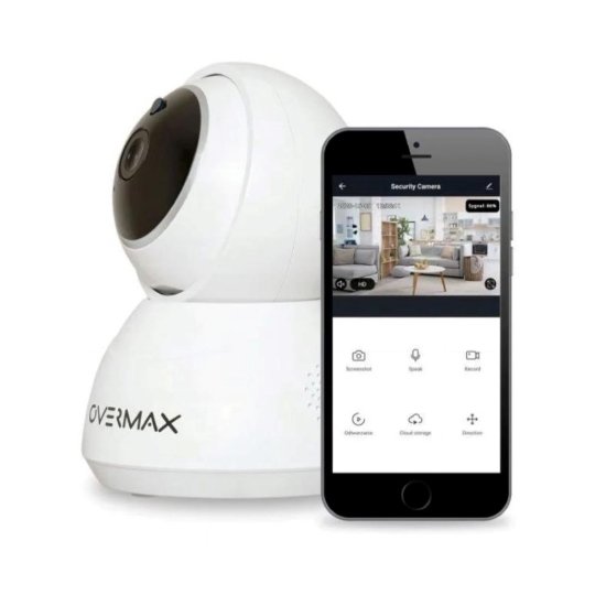 Mrežna nadzorna kamera OVERMAX Camspot 3.7, 720p, unutarnja, noćno snimanje, bijela