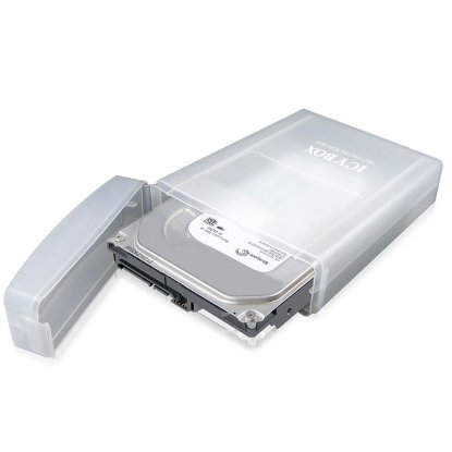 Kutija za HDD ICY BOX IB-AC602a, 3.5" SATA, prozirna