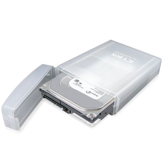 Kutija za HDD ICY BOX IB-AC602a, 3.5" SATA, prozirna