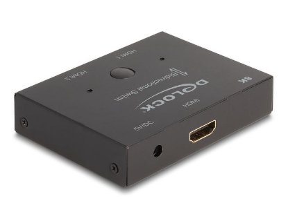 Razdjelnik DELOCK, HDMI 2-1 switch, 8K 60Hz