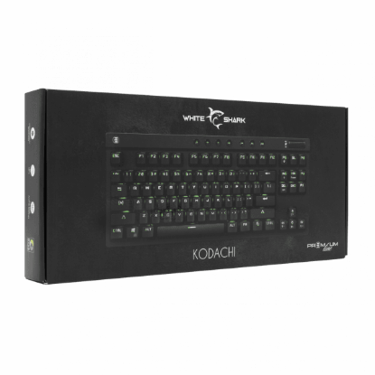 Tipkovnica WHITE SHARK ESL-K1 Kodachi, RGB, mehanička, US-Layout, USB, crna