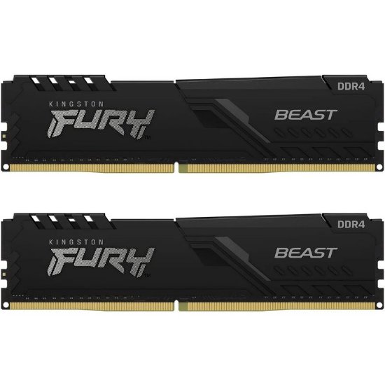 Memorija KINGSTON Fury Black Beast 64GB, DDR4, 3200Mhz, 2x 32GB kit, CL16