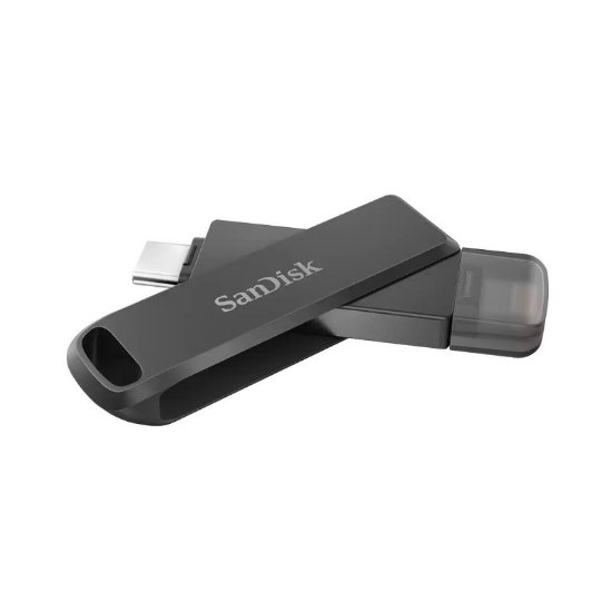 Memorija USB 3.1 FLASH DRIVE, 64GB, SANDISK iXpand Flash Drive Luxe, USB-C, Lightning, DIX70N-064G-GN6NN, crna