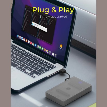 Eksterno kućište ICY BOX IB-AC603b-U3, USB 3.0 (M) na 2.5" SATA (M), siva zaštitna futrola