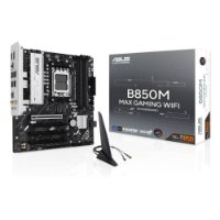 Matična ploča ASUS B850M Max Gaming WiFi, AMD B850, DDR5, WiFi, mATX, s. AM5, crna