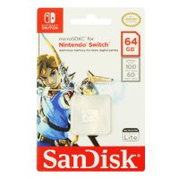 Memorijska kartica SANDISK za Nintendo Switch, microSDXC, 64 GB, SDSQXAT-064G-GNCZN, U3, C10, A1, UHS-1