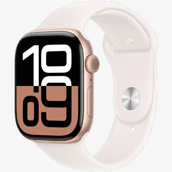 Pametni sat Apple Watch Series 10 GPS, 42mm Rose Gold Aluminium Case, bijeli