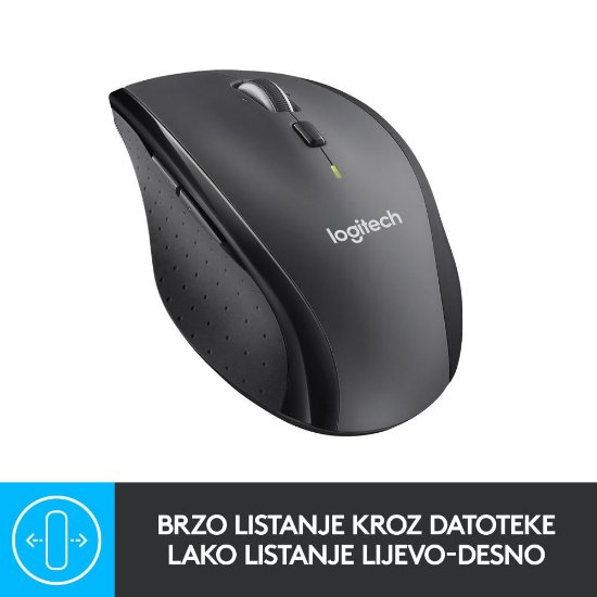 Miš LOGITECH M705, laserski, bežični, USB, sivi