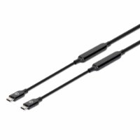 Kabel MANHATTAN, USB 3.2 Gen2, USB-C (M) na USB-C (M), PD 60W, 1.4 DP Alt Mode, 3.0m
