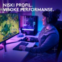 Tipkovnica LOGITECH Gaming G515 Lightspeed TKL, Tactile switch, RGB, mehanička, bežična, US Layout, USB, crna