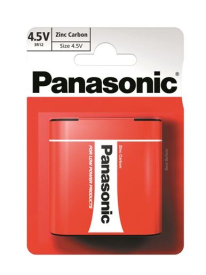 Baterija PANASONIC 3R12RZ/1BP, Zinc Carbon, 4.5V