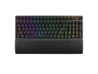 Tipkovnica ASUS ROG Strix Scope II 96 Wireless, RGB, mehanička, US Layout, bežična, USB, BT, crna