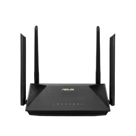 Router ASUS RT-AX53U, AX1800, 802.11a/b/g/n/ac/ax, 3x 10/100/1000 LAN + WAN, 4 antene, bežični