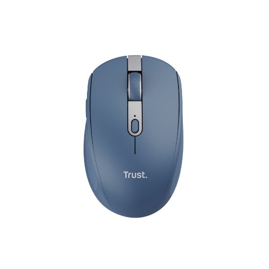 Miš TRUST Ozaa Compact, optički, bežični, 3200 dpi, plavi
