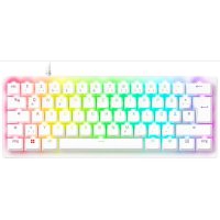Tipkovnica RAZER Huntsman V3 Pro Mini White Edition, Analog Switch, RGB, US Layout, USB, bijela