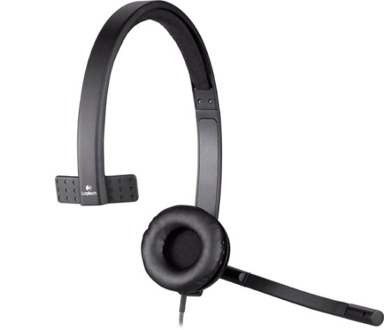 Slušalice LOGITECH Headset H570e Mono, USB, crne