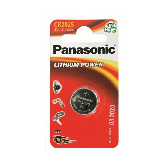 Baterija PANASONIC CR-2025EL/1B Lithium Power