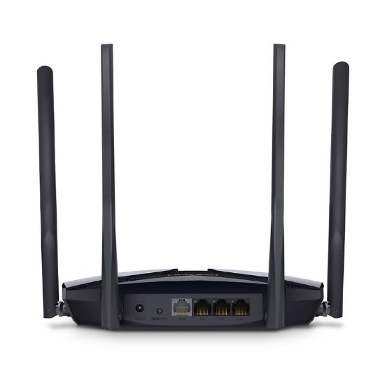 Router MERCUSYS MR80X, AX3000, Dual Band Wi-Fi 6, 4 antene, crni