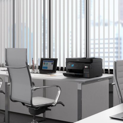 Multifunkcijski printer EPSON ITS L5590, printer/scanner/copy/fax, Eco Tank, 4800 dpi, USB, WiFi, crni