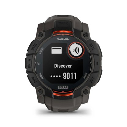 Pametni sat GARMIN Instinct 3 Solar 50mm, GPS, HR, pametne obavijesti, crni