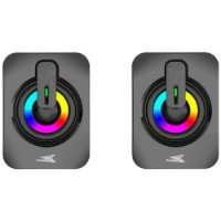 Zvučnici BARACUDA Seashell BGSP-011, RGB, crni