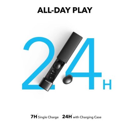 Slušalice ANKER SoundCore A30i, in-ear, bežične, Bluetooth, bijele