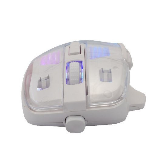 Miš BARACUDA Anglerfish, RGB, optički, 7200dpi, bijeli