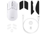 Miš HYPERX Pulsefire Haste 2 Wireless 6N0A9AA, 26000 DPI, bežični, bijeli