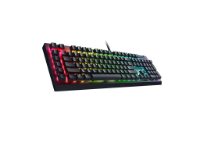 Tipkovnica RAZER BlackWidow V4 X, mehanička, Green switch, RGB, US Layout, crna, USB