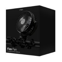 Ventilator MIKAMAX Flex Fan, baterijski, fleksibilni stalak, crni