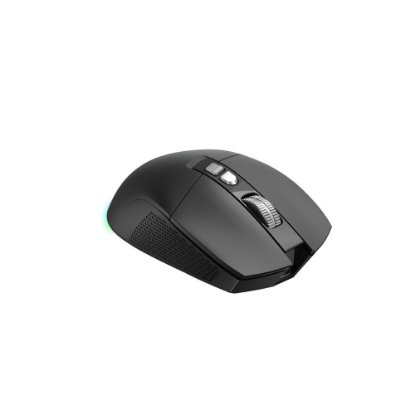 Miš OCTIO Ergo M350WBT, RGB, optički, bežični, BT, 4800dpi, crni