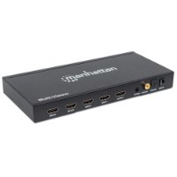 Razdjelnik MANHATTAN, 4x HDMI in, 1 HDMI out, strujni