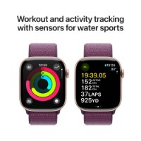 Pametni sat APPLE Watch S10 GPS, 46mm Rose Gold Alu Case with Plum Sport Loop