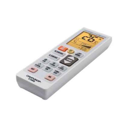 Univerzalni daljinski upravljač za klima uređaje CHUNGHOP K-2988E, LED svijetlo, bijeli