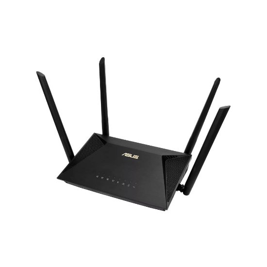 Router ASUS RT-AX53U, AX1800, 802.11a/b/g/n/ac/ax, 3x 10/100/1000 LAN + WAN, 4 antene, bežični