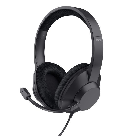 Slušalice TRUST Ayda Max Headset, žične, crne