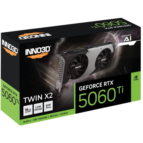 Grafička kartica INNO3D GeForce RTX 5060 Ti Twin X2, 16GB GDDR7