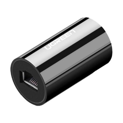Prenaponski adapter UGREEN, RJ45 na RJ45, crni