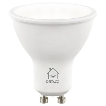 Pametna LED žarulja DELTACO SH-LGU10CCTC, GU10, prigušivanje, WiFi, 4.5W