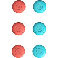 Nastavci za analog QWARE Thumb Grips, za Nintendo Switch 2, plavo-crveni