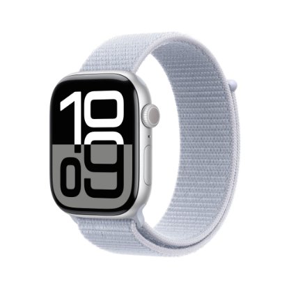 Pametni sat APPLE Watch S10 GPS, 46mm Silver Alu Case with Blue Cloud Sport Loop