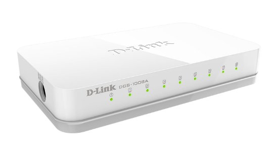 Switch D-LINK GO-SW-8G, Gigabit GOSwitch, 10/100/1000 Mbps, 8-port