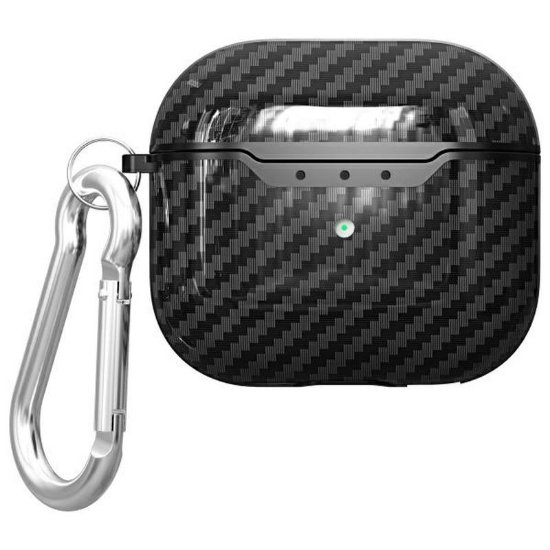 Futrola za slušalice BELINE AirPods Carbon Cover, za APPLE Airpods 4, crna
