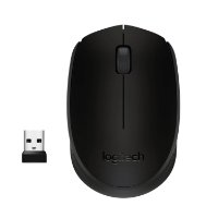 Miš LOGITECH B170, optički, 1000dpi, bežični, crni, USB