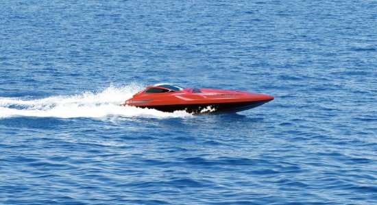 Brod na daljinsko upravljanje JACKO TOYS Rapid Speedboat, crveni