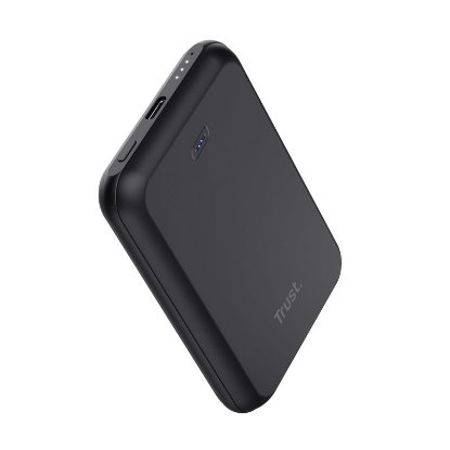 Mobilni USB punjač TRUST Magno Magnetic Wireless, 5000 mAh, crni