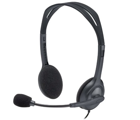 Slušalice LOGITECH Headset H111, sive